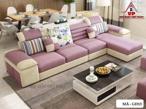 Mẫu Sofa Gia Đình Vải - Mã GĐ13-8