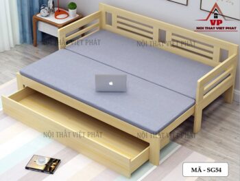 Mẫu Sofa Giường Gỗ Đa Năng - Mã SG54-2