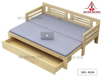 Mẫu Sofa Giường Gỗ Đa Năng - Mã SG54-3