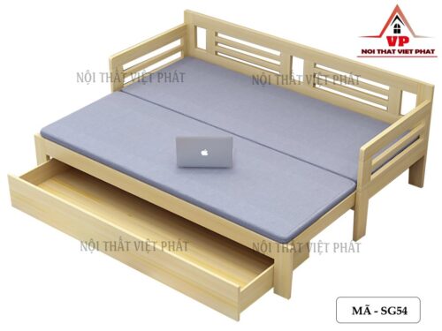 Mẫu Sofa Giường Gỗ Đa Năng - Mã SG54-3