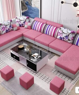 Mẫu Sofa Phòng Khách Chữ U - Mã PK28-1