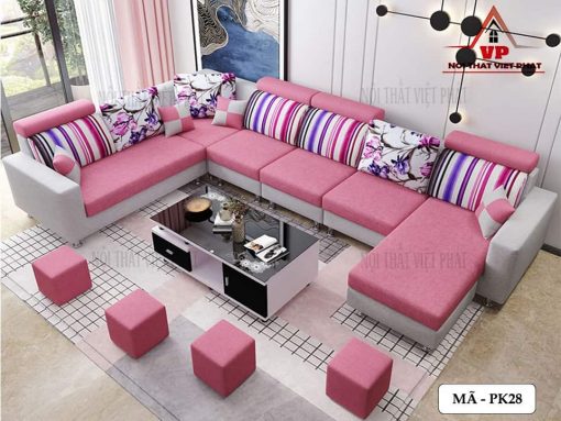 Mẫu Sofa Phòng Khách Chữ U - Mã PK28-1