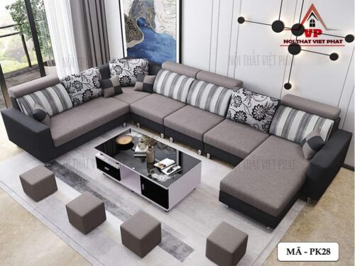 Mẫu Sofa Phòng Khách Chữ U - Mã PK28-2