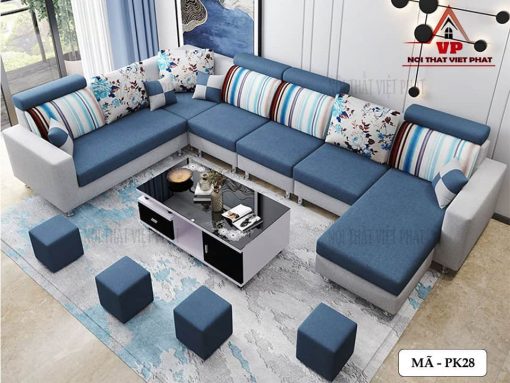 Mẫu Sofa Phòng Khách Chữ U - Mã PK28