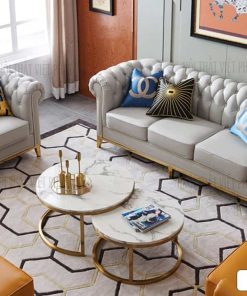 Sofa Băng Da Cao Cao Cấp - Mã CC51-2