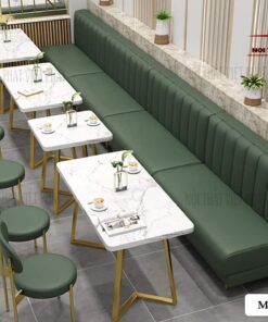 Sofa Cafe Bọc Da - Mã CF30