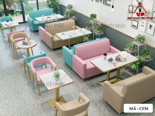 Sofa Cafe Hiện Đại - Mã CF34-4