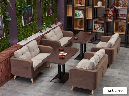 Sofa Cafe Sang Trọng - Mã CF21-3