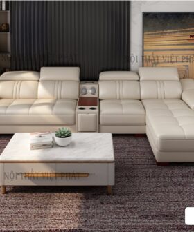 Sofa Cao Cấp Bọc Da - Mã CC39-1