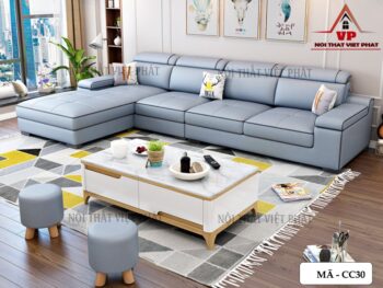 Sofa Chữ L Cao Cấp - Mã CC30-4
