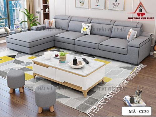 Sofa Chữ L Cao Cấp - Mã CC30