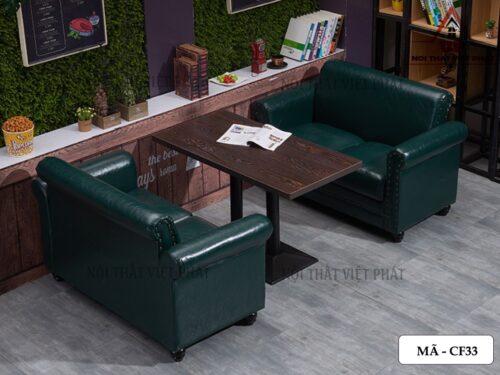 Sofa Da Quán Cafe - Mã CF33