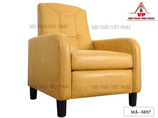 Sofa Đơn Bọc Da - Mã SĐ17-1