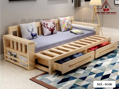 Sofa Giường Cao Cấp - Mã SG06-1