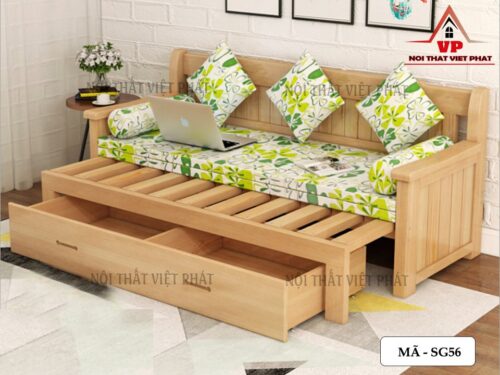 Sofa Giường Có Hộc - Mã SG56-1
