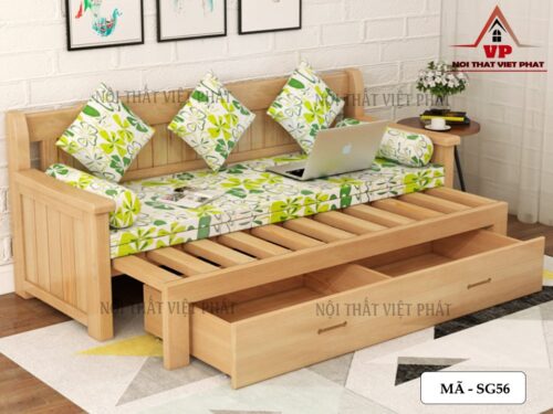 Sofa Giường Có Hộc - Mã SG56-2