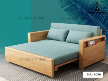 Sofa Giường Kéo Gỗ - Mã SG30-1