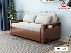 Sofa Giường Kéo Gỗ - Mã SG30