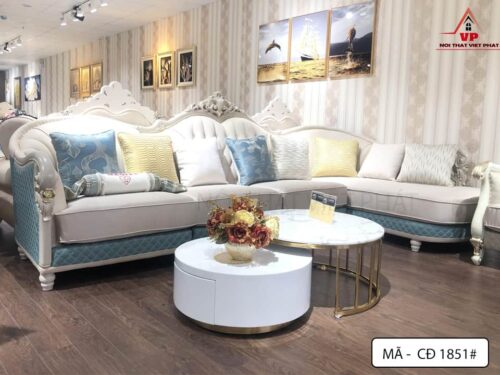 Sofa Phòng Khách Cổ Điển - Mã CĐ1851-1