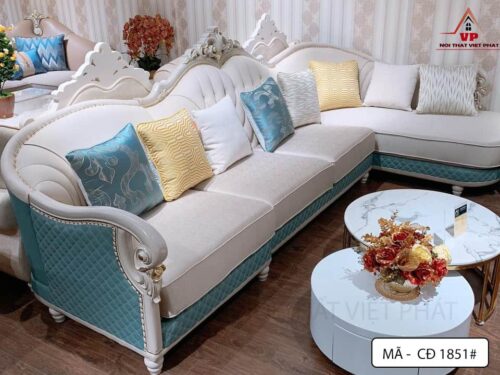 Sofa Phòng Khách Cổ Điển - Mã CĐ1851-2