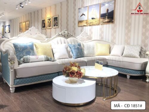 Sofa Phòng Khách Cổ Điển - Mã CĐ1851-3