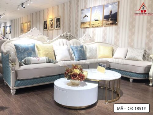 Sofa Phòng Khách Cổ Điển - Mã CĐ1851-4
