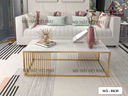 Bàn Sofa Mặt Đá Giá Rẻ - Mã BK30-1