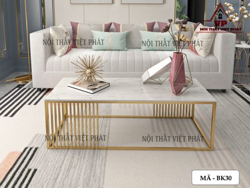 Bàn Sofa Mặt Đá Giá Rẻ - Mã BK30-1