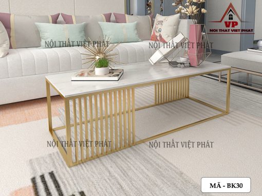 Bàn Sofa Mặt Đá Giá Rẻ - Mã BK30-2