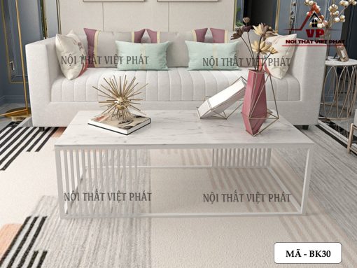 Bàn Sofa Mặt Đá Giá Rẻ - Mã BK30-3