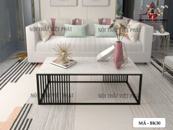 Bàn Sofa Mặt Đá Giá Rẻ - Mã BK30
