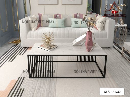 Bàn Sofa Mặt Đá Giá Rẻ - Mã BK30