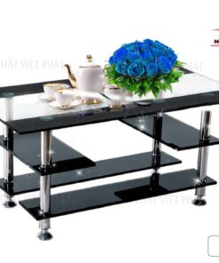 Bàn Sofa Mặt Kính Đen - Mã BK14