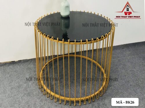 Bàn Trà Bằng Sắt - Mã BK26-1
