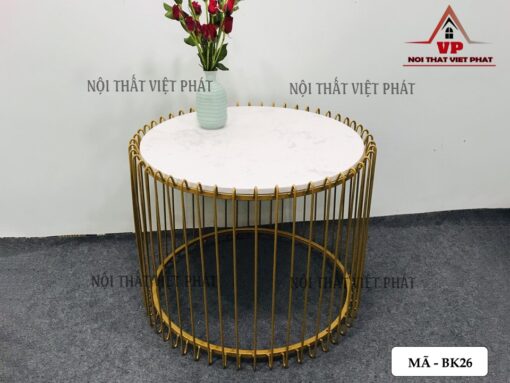Bàn Trà Bằng Sắt - Mã BK26-2