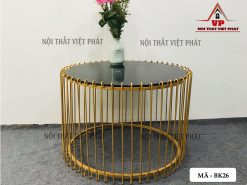 Bàn Trà Bằng Sắt - Mã BK26-3