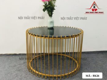 Bàn Trà Bằng Sắt - Mã BK26-3