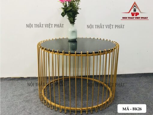 Bàn Trà Bằng Sắt - Mã BK26-3