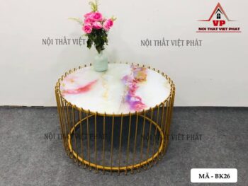 Bàn Trà Bằng Sắt - Mã BK26