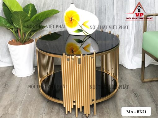 Bàn Trà Chân Sắt Đẹp - Mã BK21