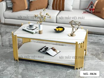 Bàn Trà Khung Sắt - Mã BK36