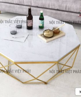 Bàn Trà Kim Cương Mặt Đá - Mã BK23-1