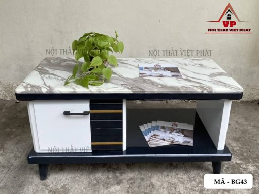 Bàn Trà Mặt Đá Cao Cấp - Mã BG43