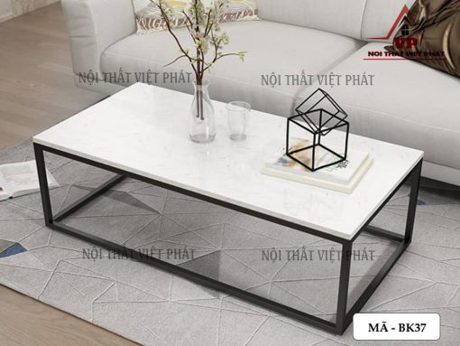 Bàn Trà Mặt Đá Nhỏ - Mã BK37-1