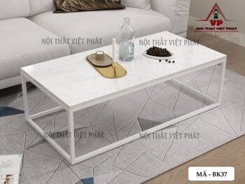 Bàn Trà Mặt Đá Nhỏ - Mã BK37-2