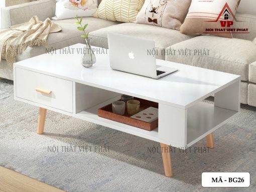 Bàn Trà Sofa Phòng Khách Nhỏ - Mã BG26-2