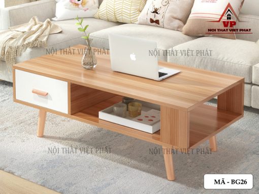 Bàn Trà Sofa Phòng Khách Nhỏ - Mã BG26
