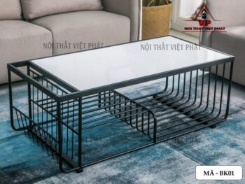 Bàn Trà Sofa Sắt - Mã BK01-1