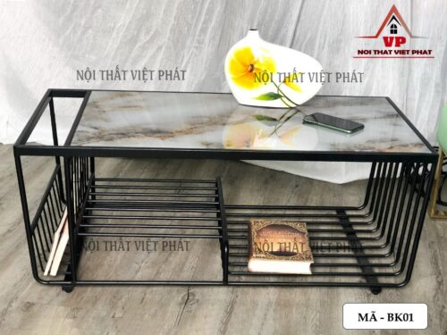 Bàn Trà Sofa Sắt - Mã BK01-2