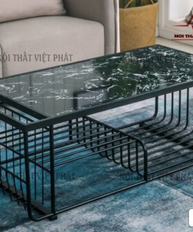 Bàn Trà Sofa Sắt - Mã BK01